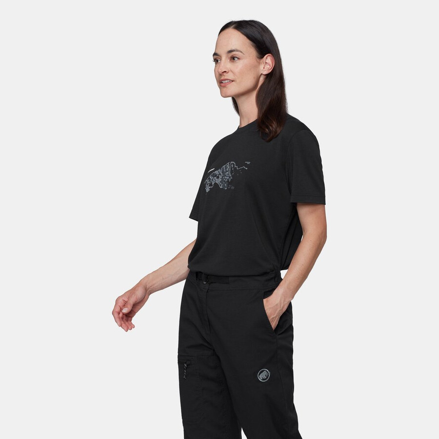 berg t-shirt voor heren fruendenhorn zwart