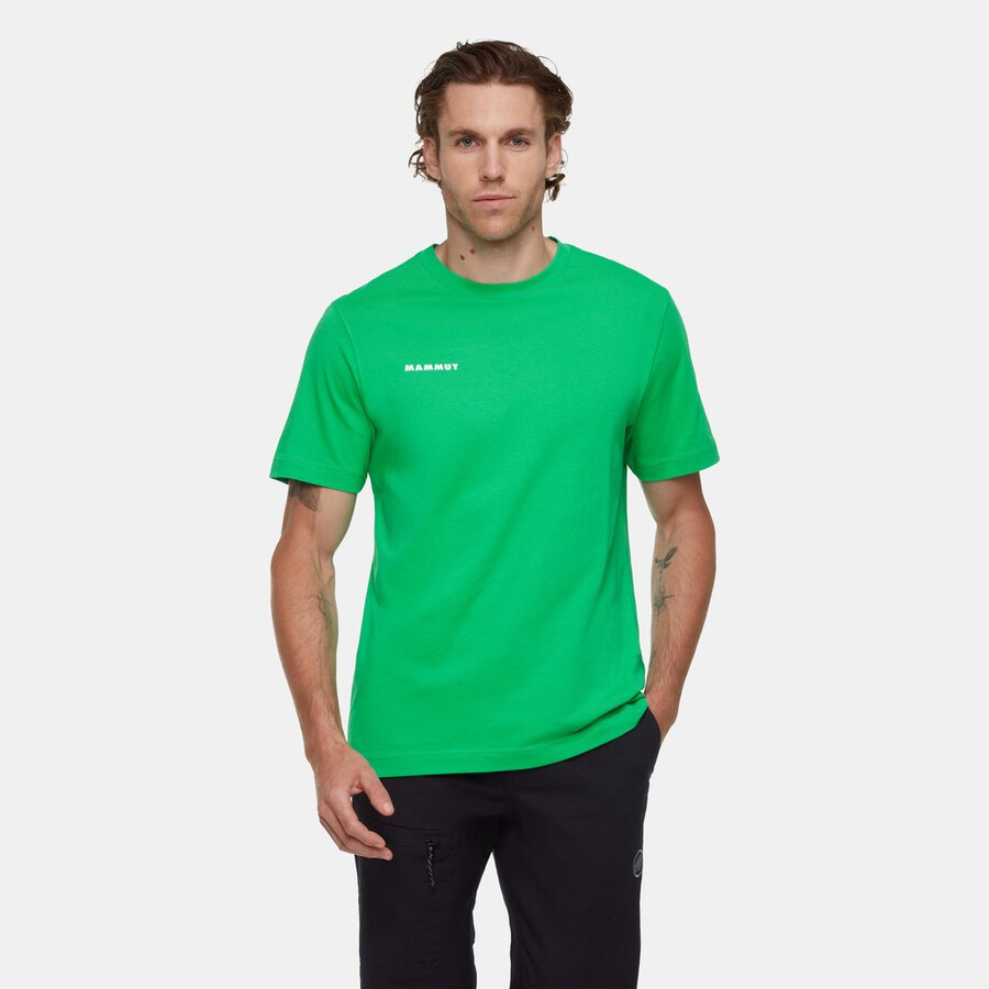 mammut base t-shirt voor heren valley pinea