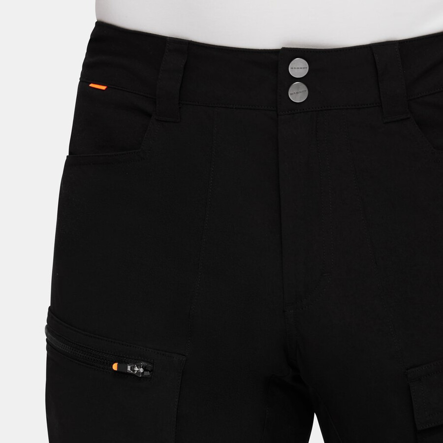 zinal hybrid zip off broek voor heren zwart