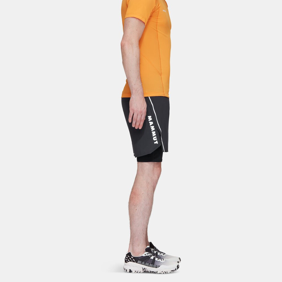 aenergy tr 2-in-1 korte broek voor heren zwart
