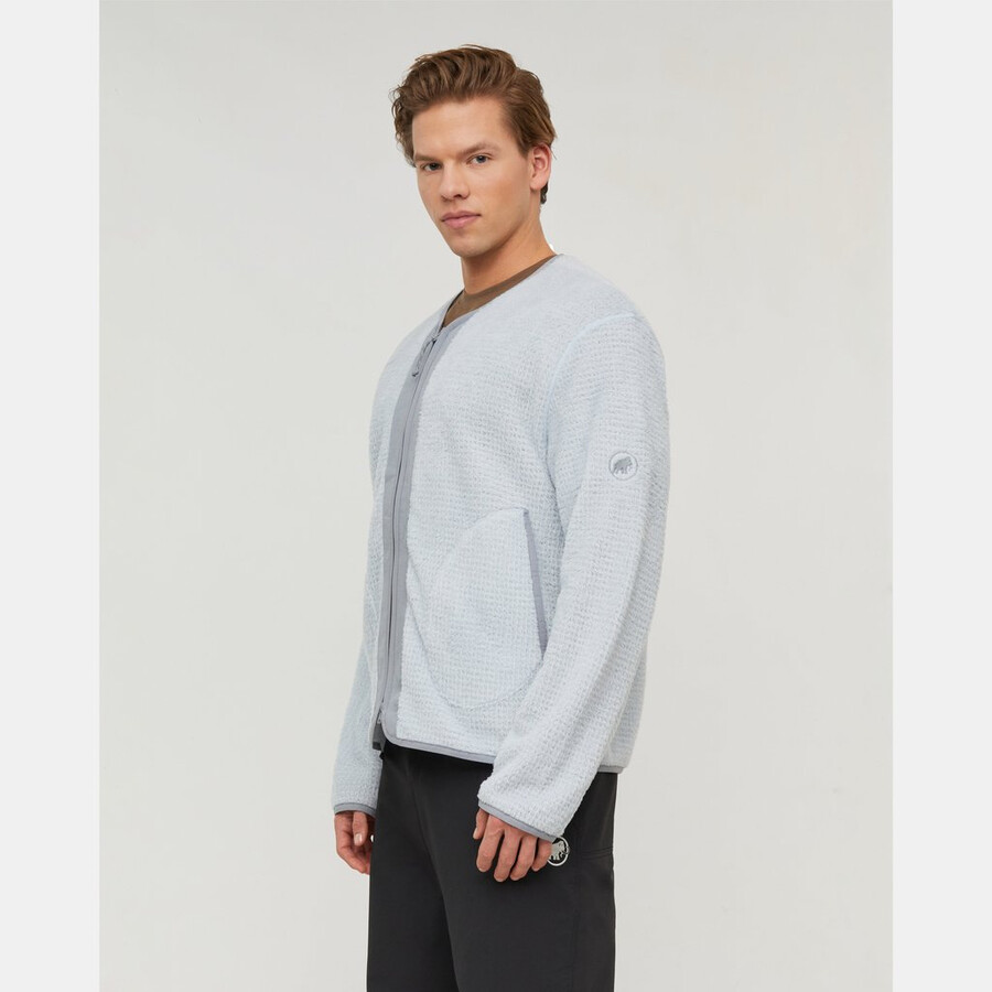 valley ml hybrid cardigan heren creas blauw