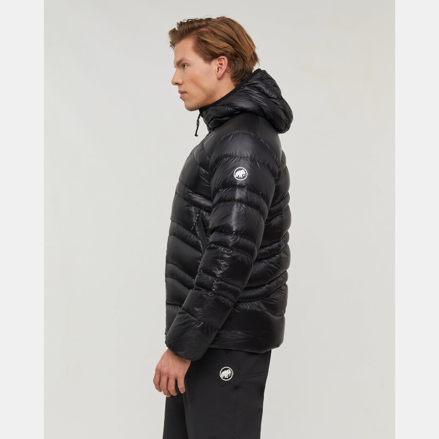 valley light in hooded jacket men creas black