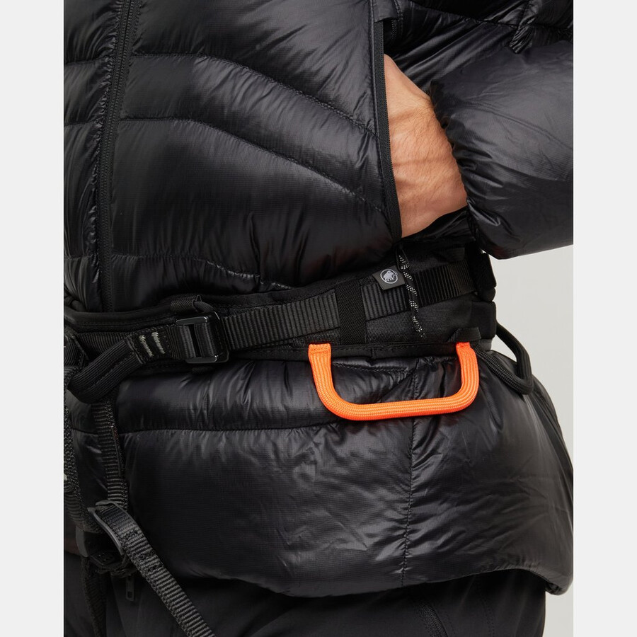 valley light in hooded jacket men creas black