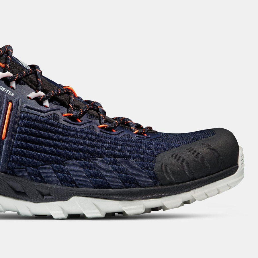 alnasca knit iii low gtx heren zwart-gletsjerblauw