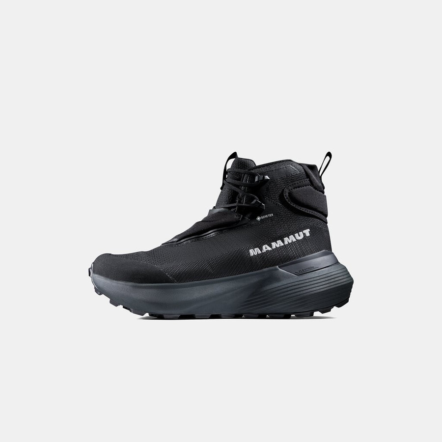 aenergy ultra mid gtx heren zwart-donker staal