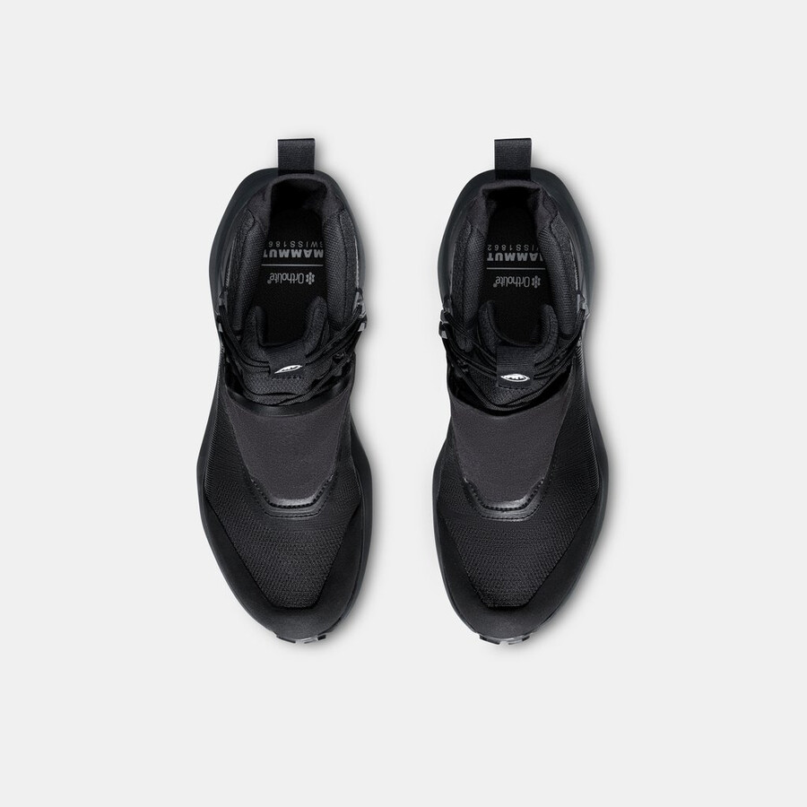 aenergy ultra mid gtx heren zwart-donker staal