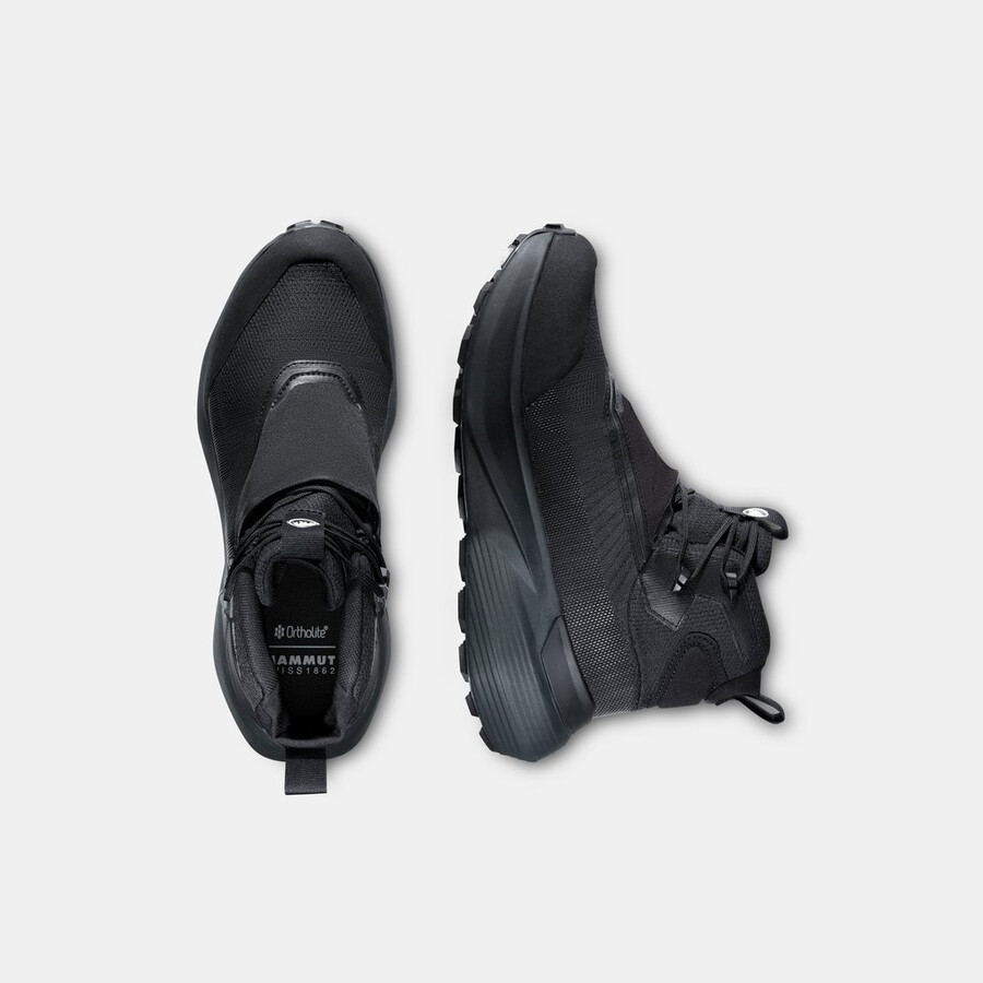 aenergy ultra mid gtx heren zwart-donker staal