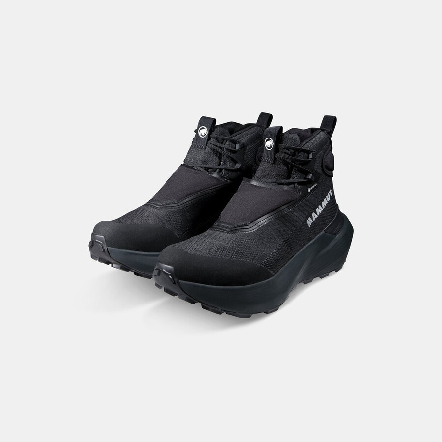 aenergy ultra mid gtx heren zwart-donker staal