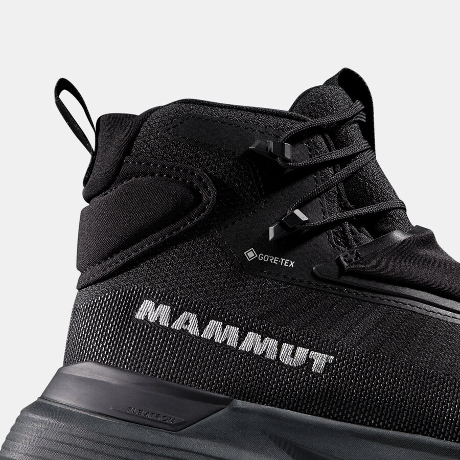 aenergy ultra mid gtx heren zwart-donker staal