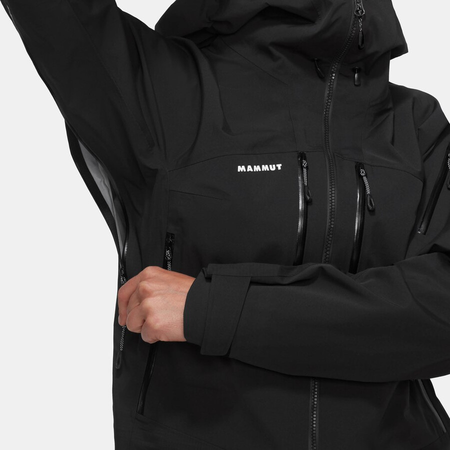 taiss pro hs hooded jacket women mammut red-vin