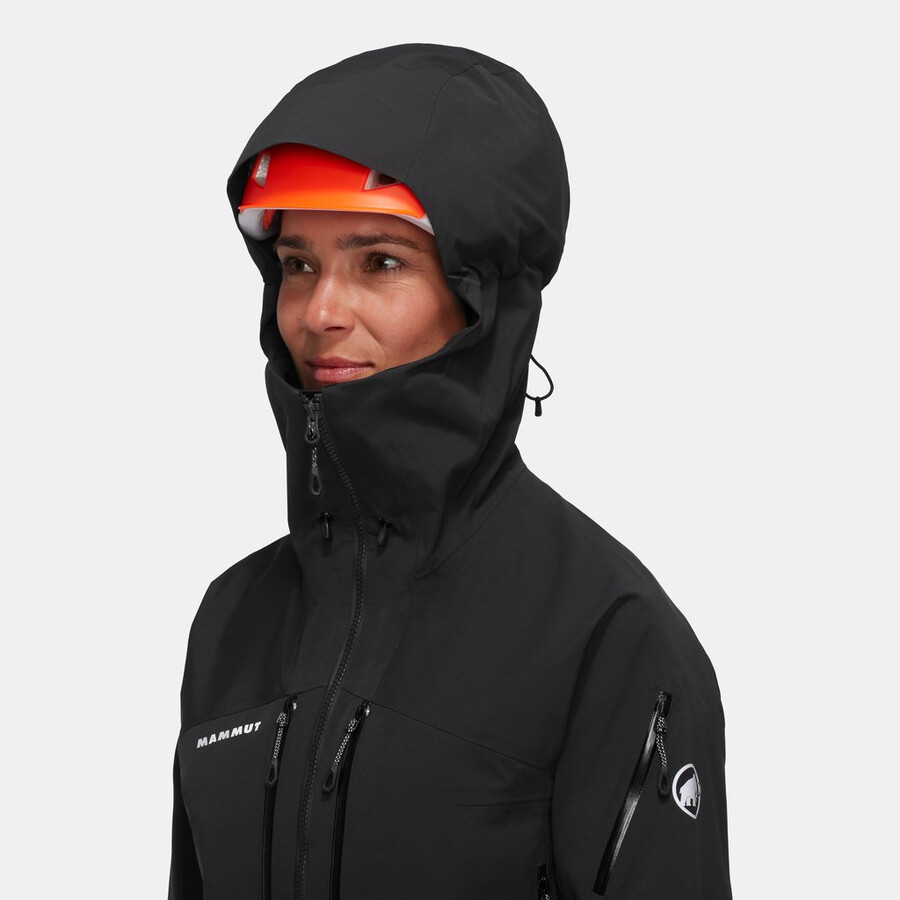 taiss pro hs hooded jacket women mammut red-vin