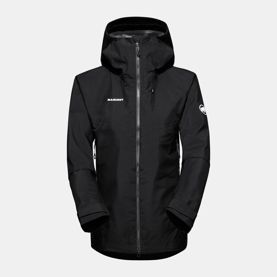 crater iv hs hooded jacket women silver sage-strata