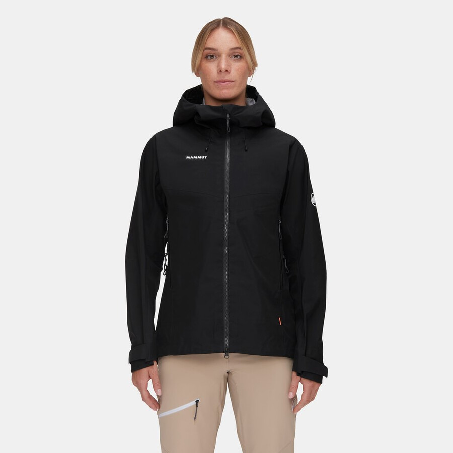 crater iv hs hooded jacket women silver sage-strata