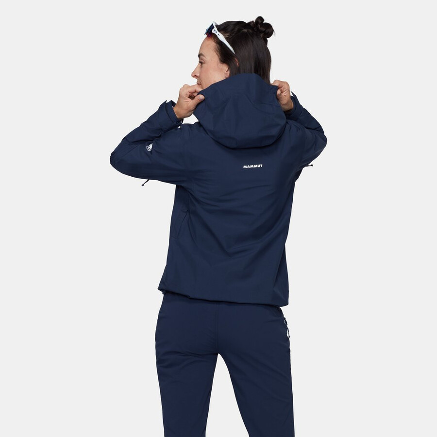 alto light hs hooded jacket women marine