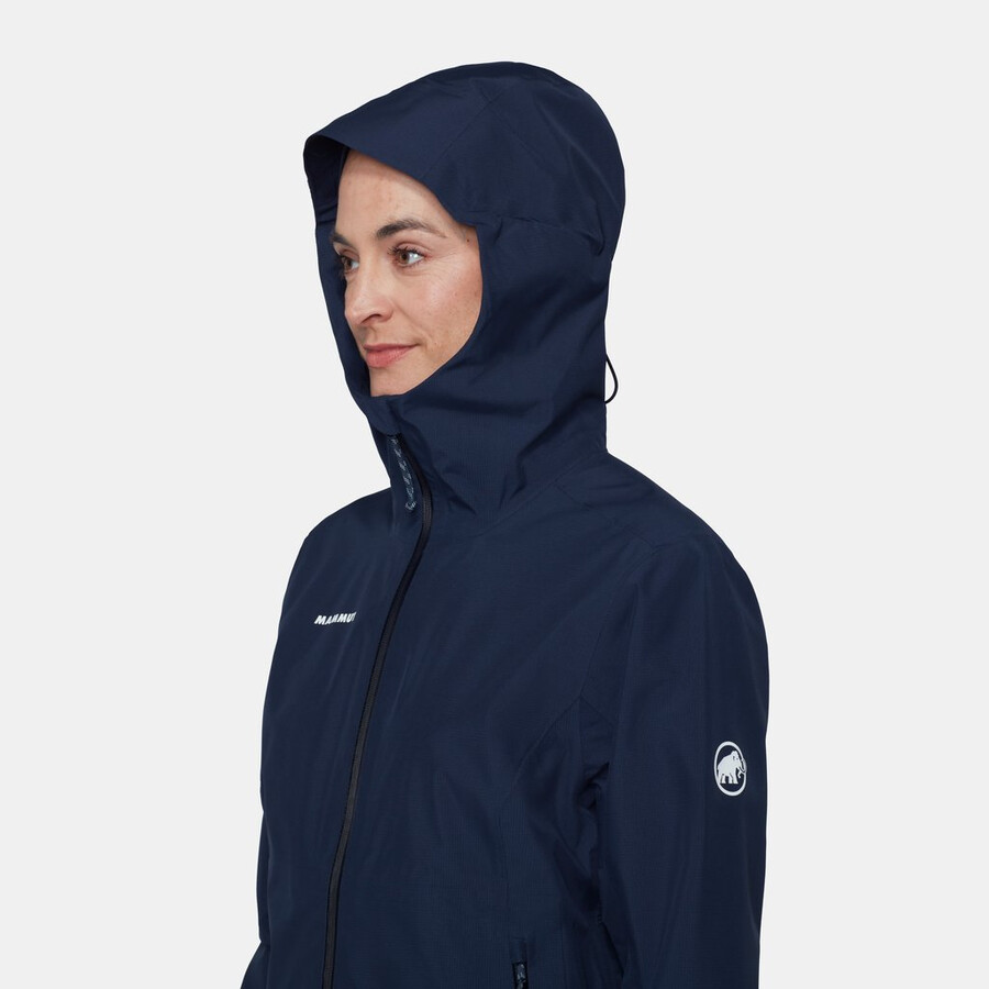 alto light hs hooded jacket women marine