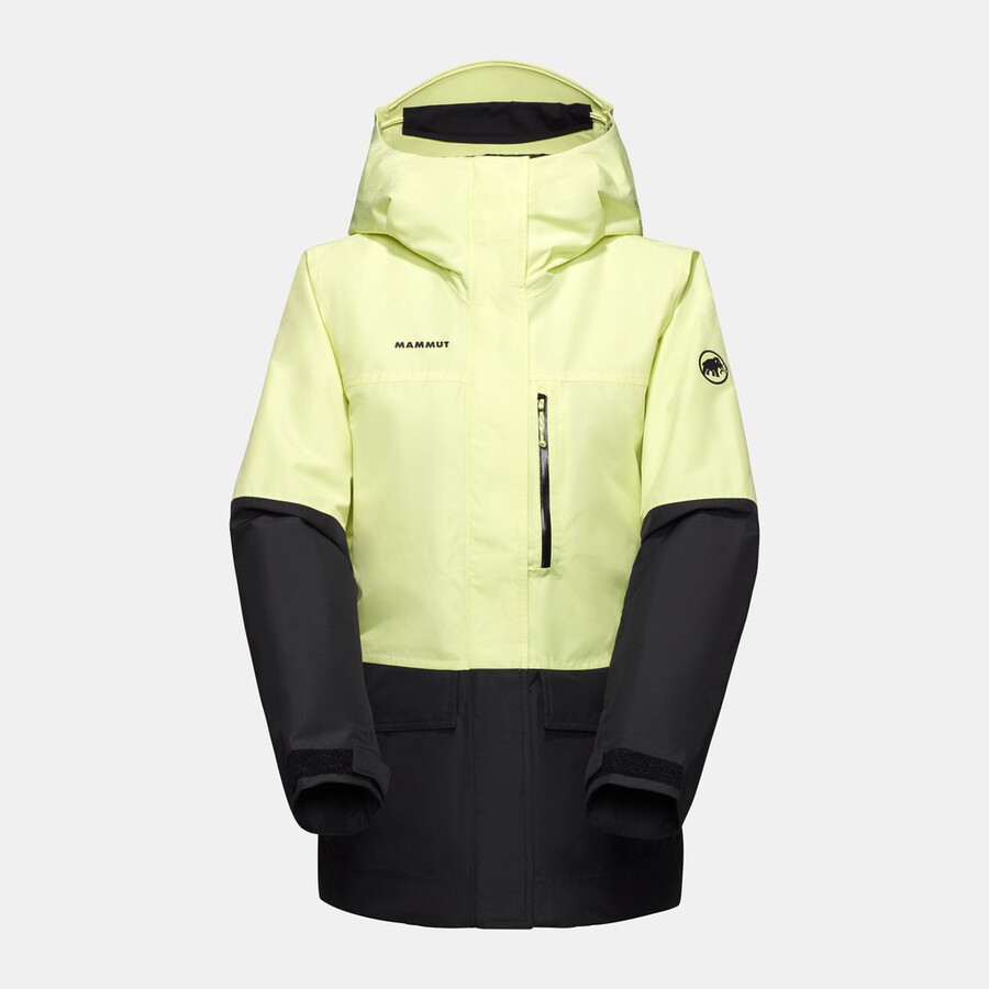 fall line hs thermo hooded jacket women sulai-black