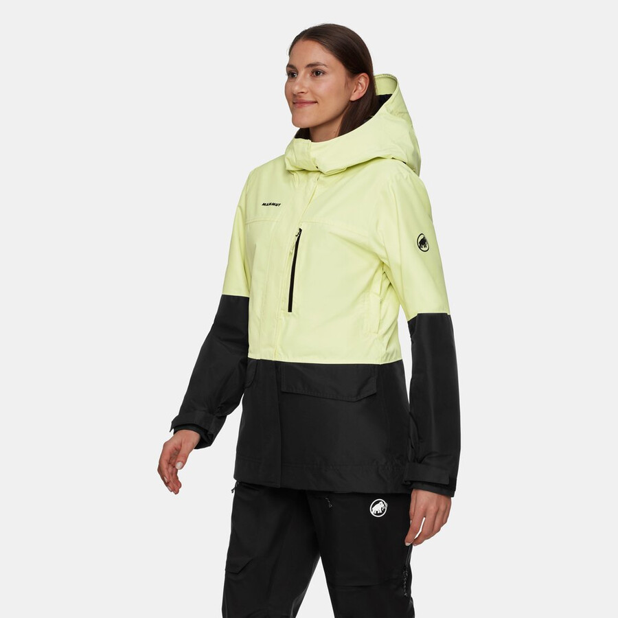 fall line hs thermo hooded jacket women sulai-black