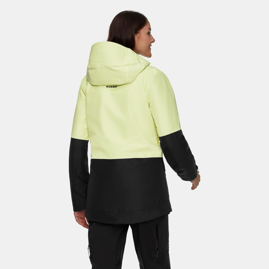 fall line hs thermo hooded jacket women sulai-black