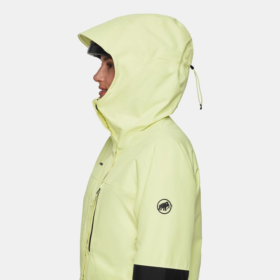 fall line hs thermo hooded jacket women sulai-black