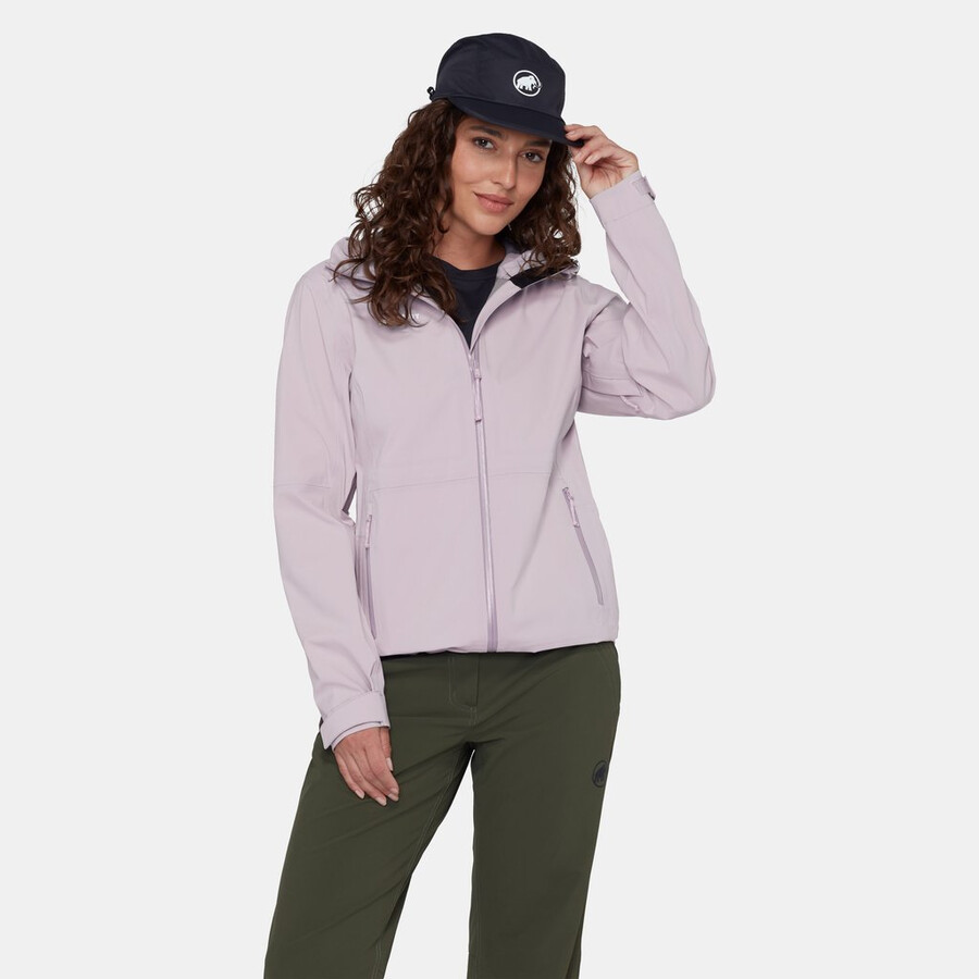 linard guide hs hooded jacket women mammut red-vin