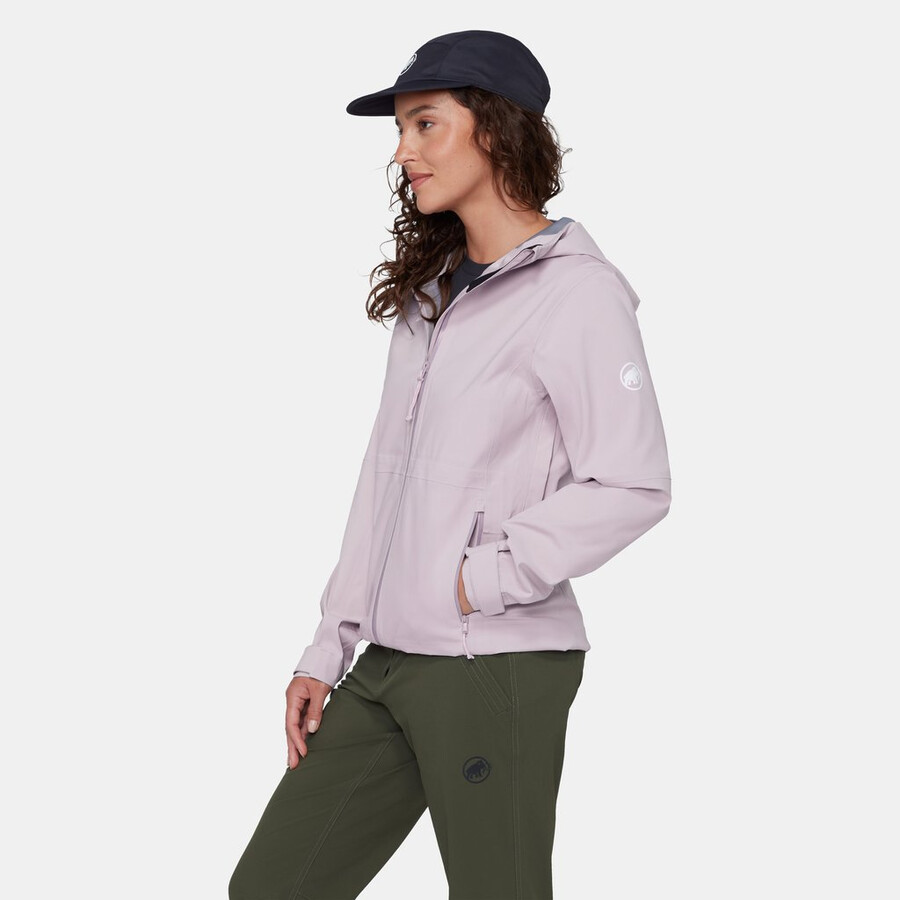 linard guide hs hooded jacket women mammut red-vin