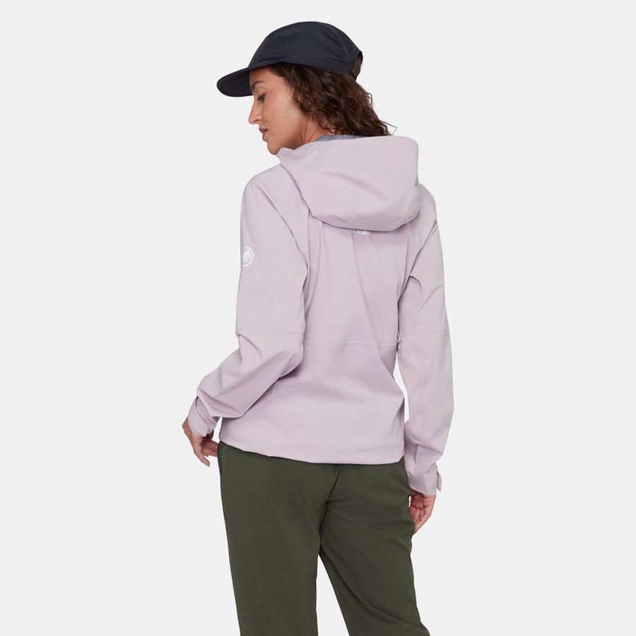 linard guide hs hooded jacket women mammut red-vin