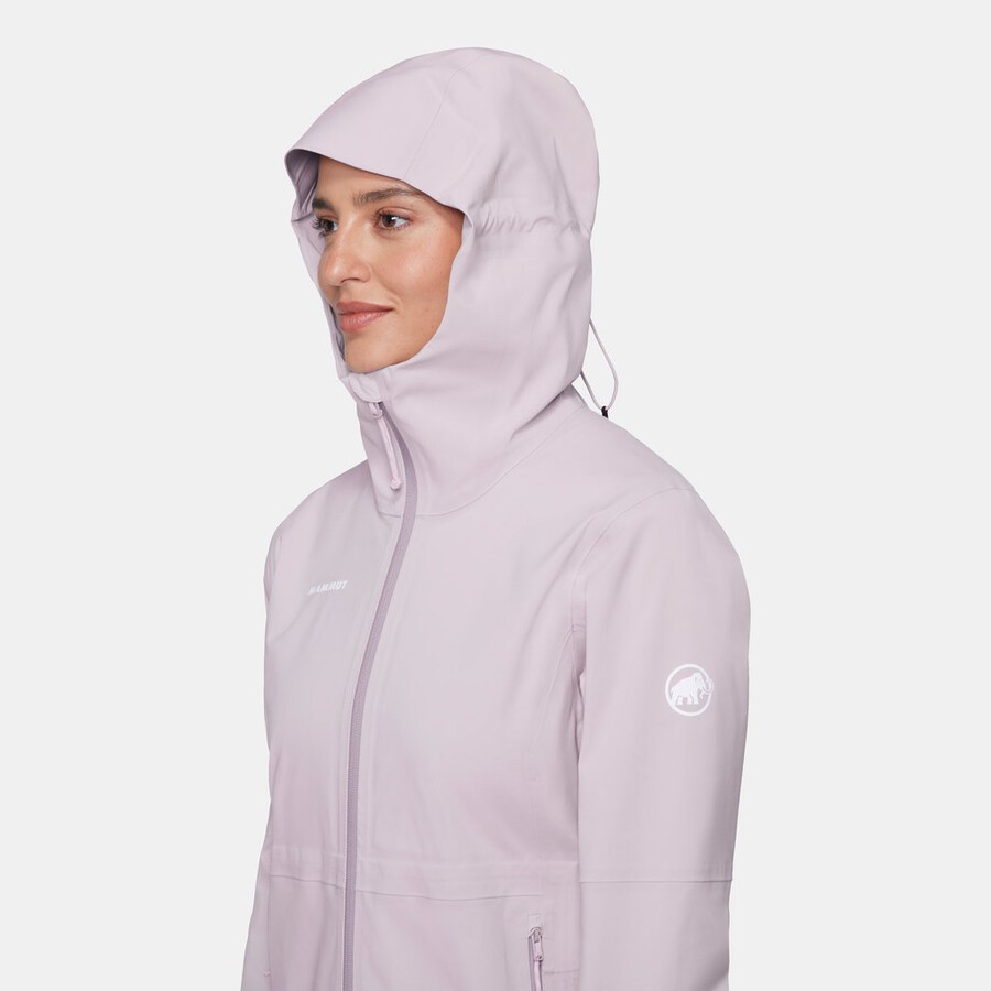 linard guide hs hooded jacket women mammut red-vin