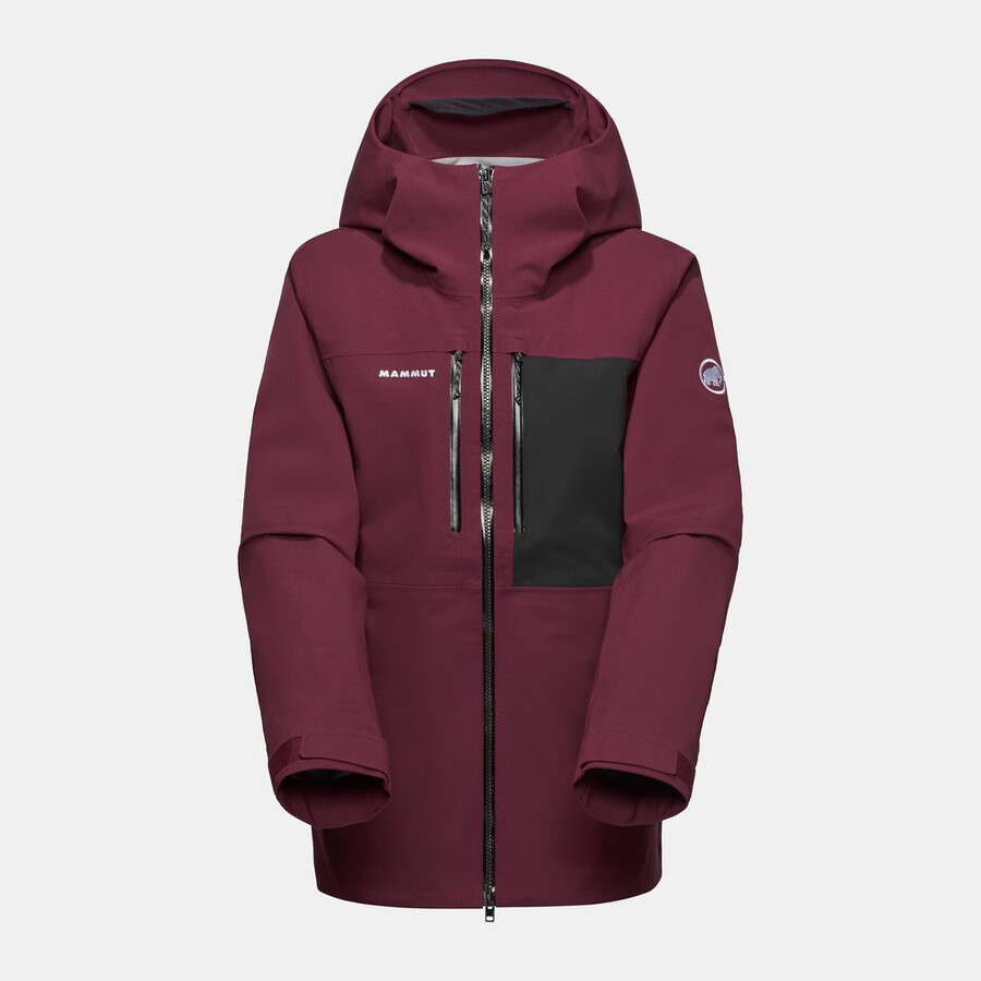 stoney hs hooded jacket women vin-black