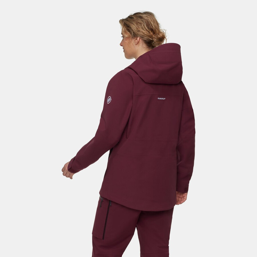 stoney hs hooded jacket women vin-black