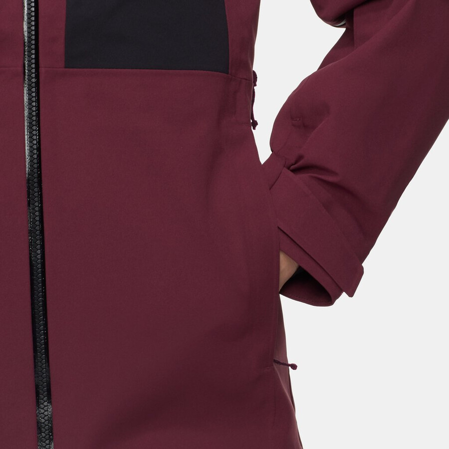 stoney hs hooded jacket women vin-black