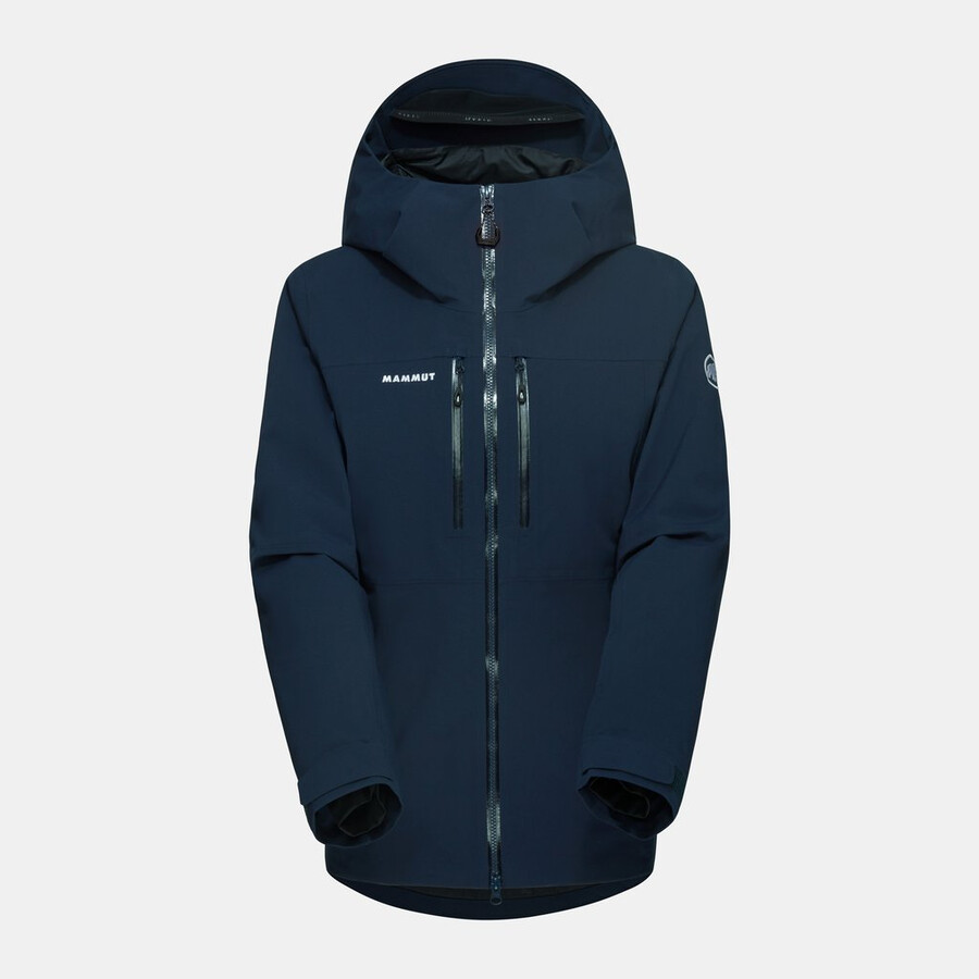 stoney hs thermo hooded jacket women marine