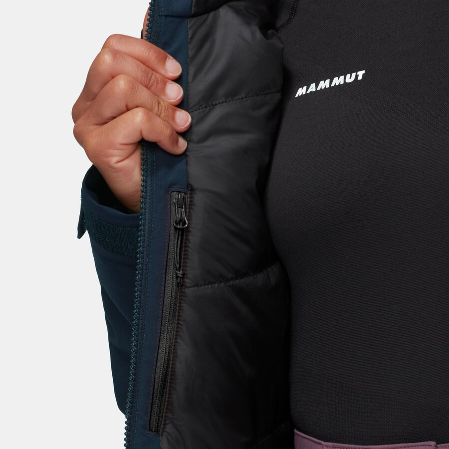 stoney hs thermo hooded jacket women marine