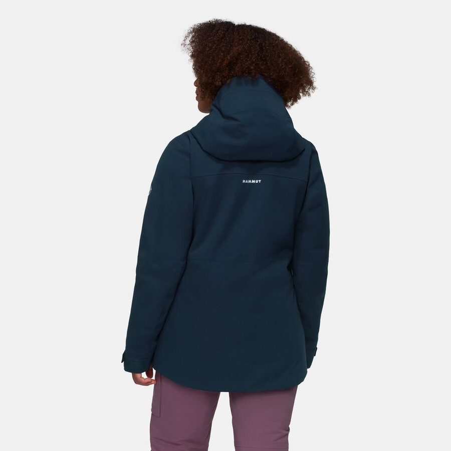 stoney hs thermo hooded jacket women marine