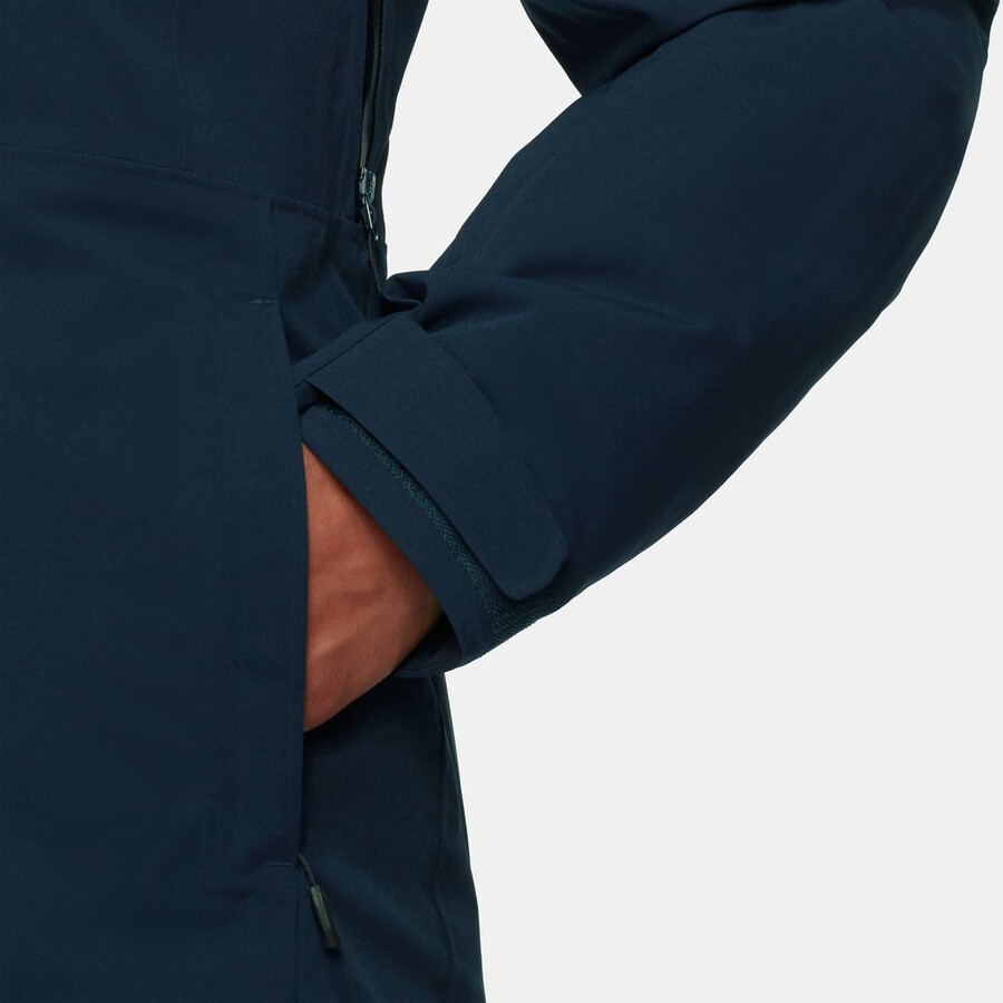 stoney hs thermo hooded jacket women marine