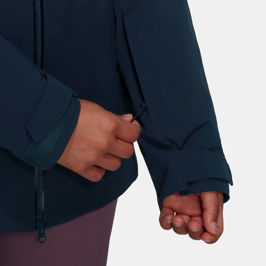 stoney hs thermo hooded jacket women marine