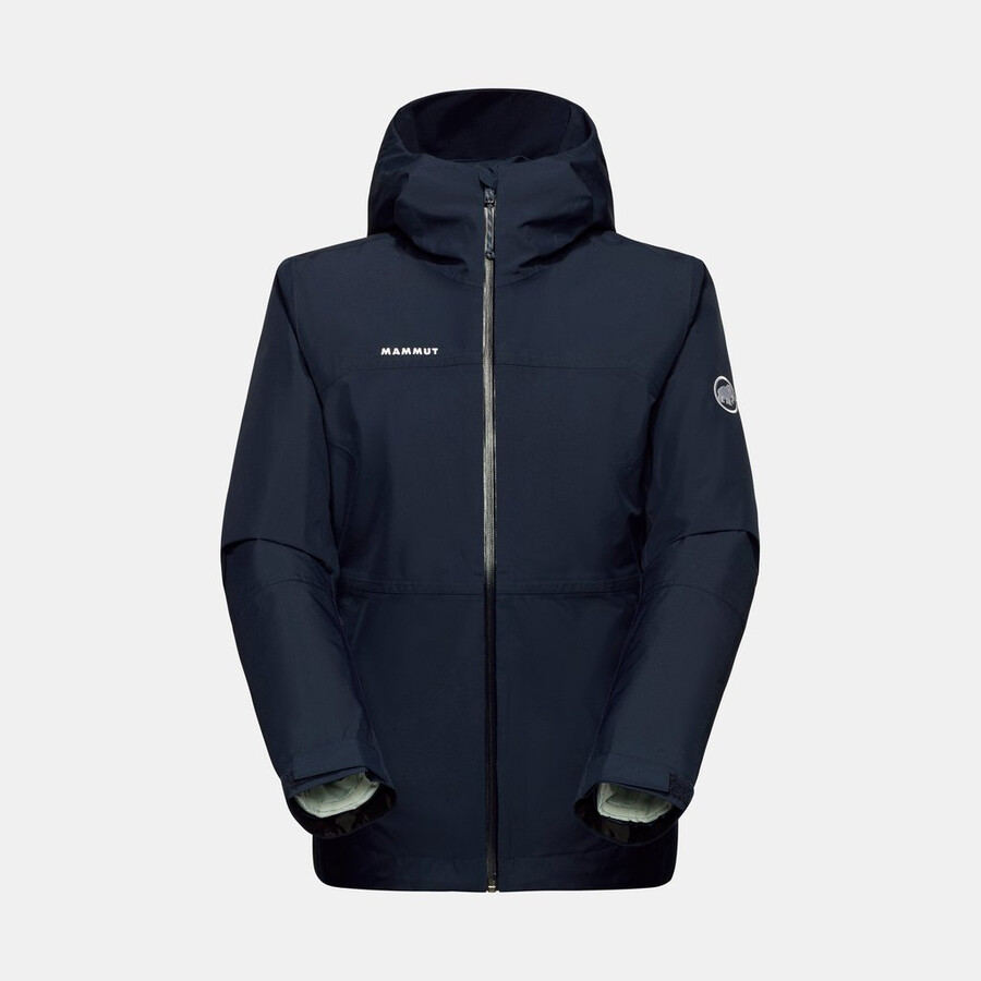 treeline 3-in-1 hs hooded jacket women vin-black