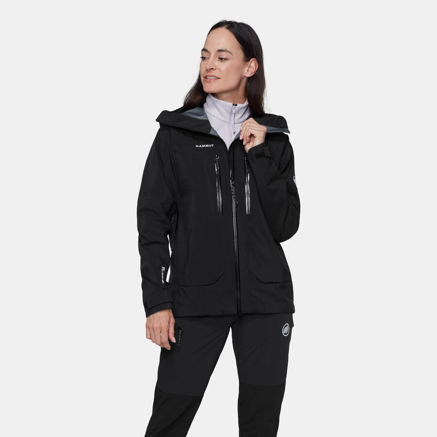 crater pro hs hooded jacket women vin-black