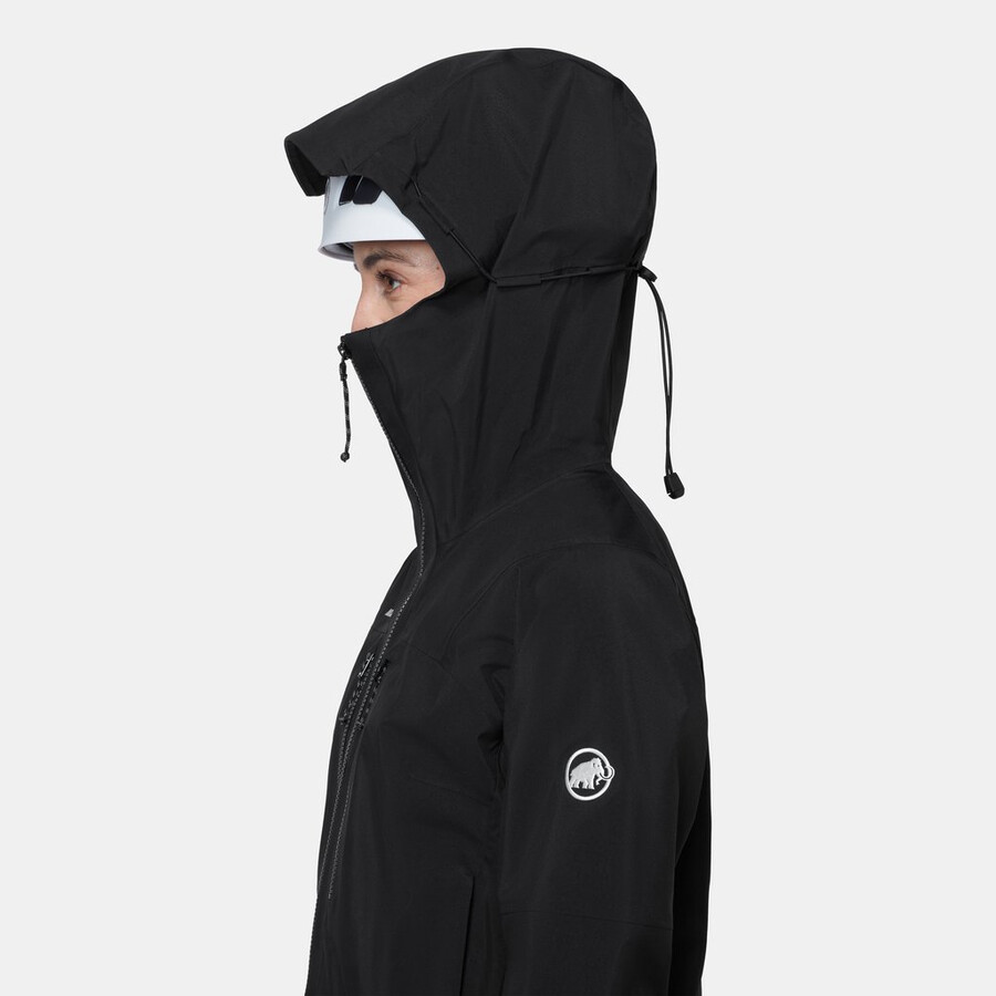 crater pro hs hooded jacket women vin-black