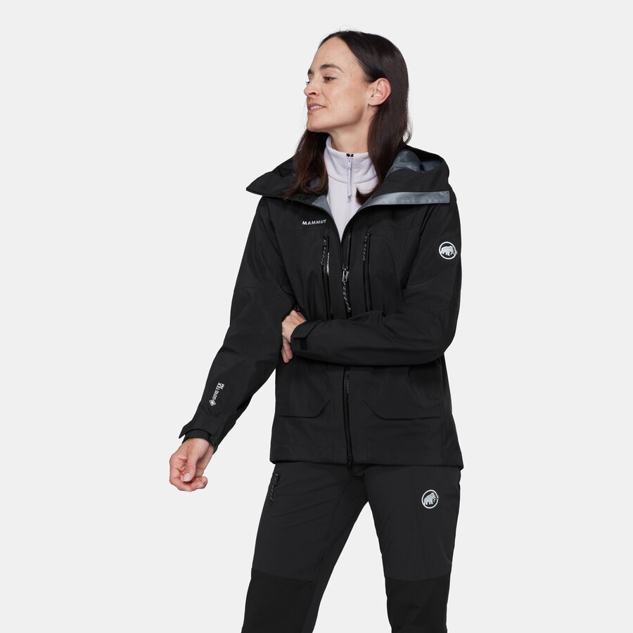 crater pro hs hooded jacket women vin-black