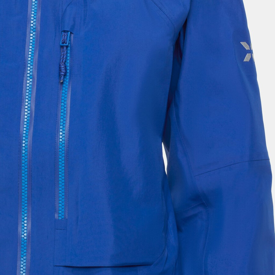eiger nordwand advanced hs hooded jacket dames eiger blauw