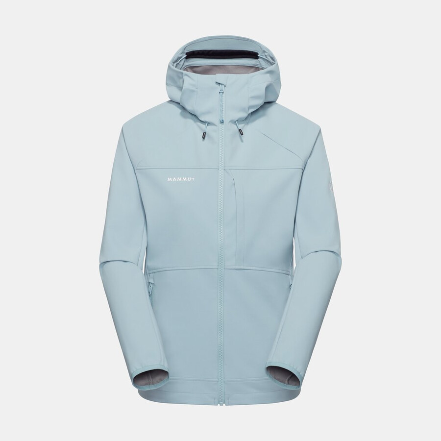 ultimate comfort so hooded jacket dames diepblauwgroen