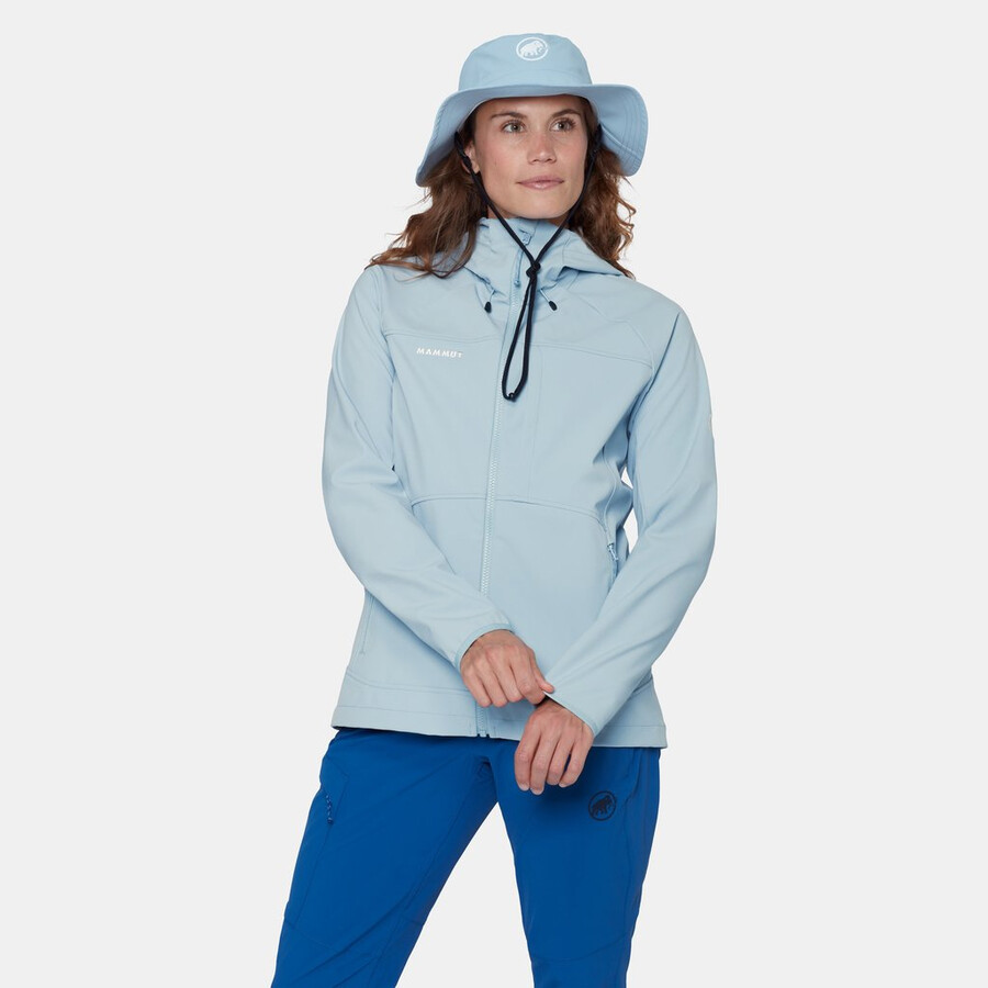 ultimate comfort so hooded jacket dames diepblauwgroen