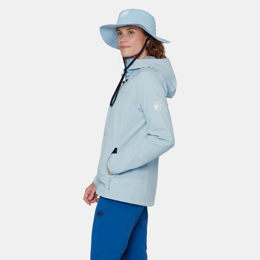 ultimate comfort so hooded jacket dames diepblauwgroen