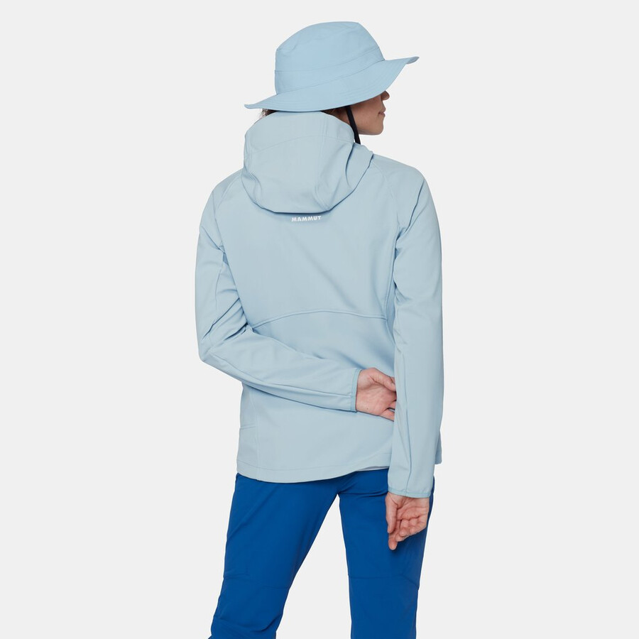 ultimate comfort so hooded jacket dames diepblauwgroen