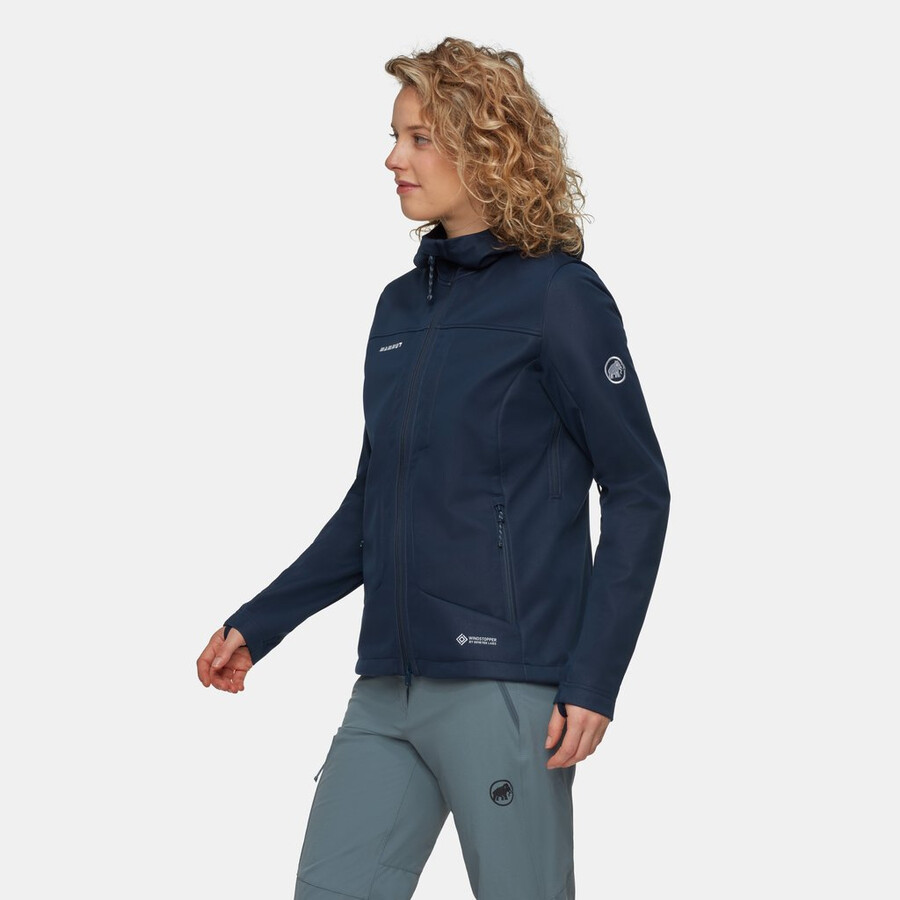 ultimate viii so hooded jacket women vin-black