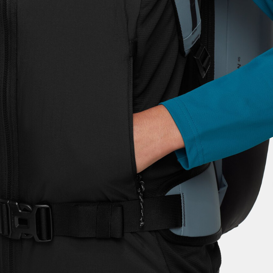 rime light in hybrid vest dames zilvergroen