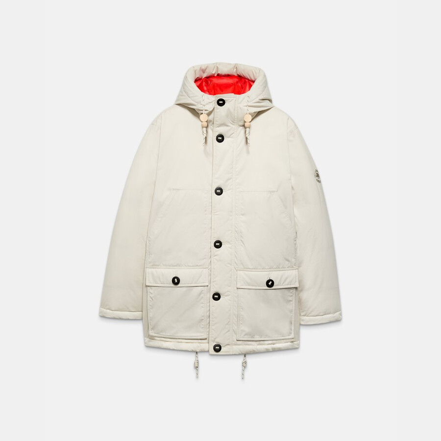 mammut x cabourn direttissima in parka zwart marineblauw