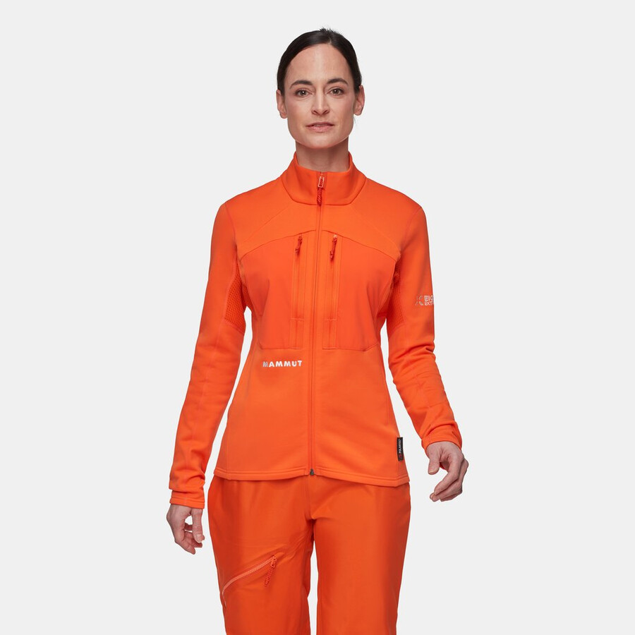 eiger nordwand advanced ml jacket dames eiger oranje