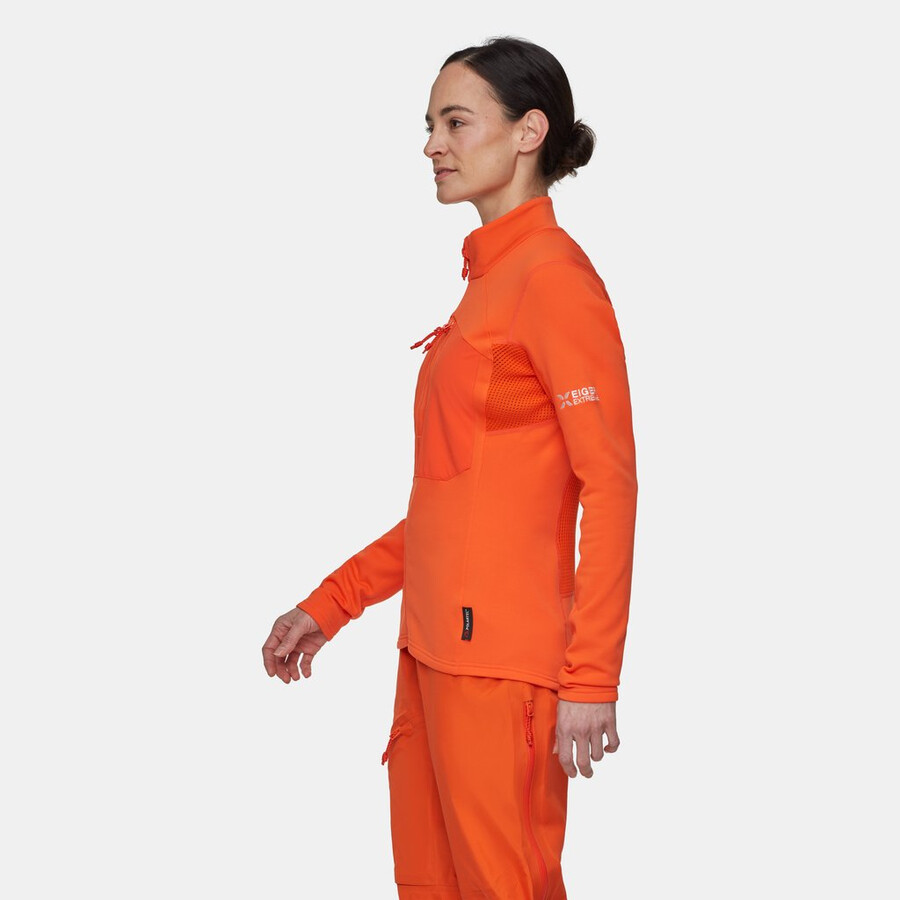 eiger nordwand advanced ml jacket dames eiger oranje