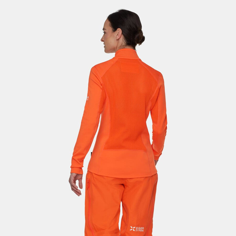 eiger nordwand advanced ml jacket dames eiger oranje